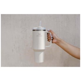 Stanley Quencher H2.0 FlowState™ tumbler waterfles 1200 ml - RVS recycled - met rietje