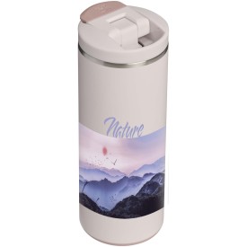 Stanley Transit Fliptop reisbeker - 350 ml - lekvrij-Lichtroze