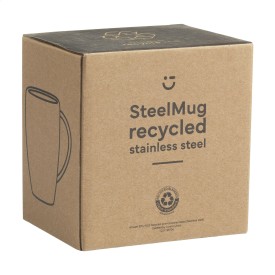 SteelMug mok 220ml - recycled RVS - zilver
