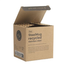SteelMug mok 220ml - recycled RVS - zilver