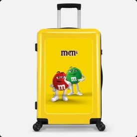 Stickercase by SUITSUIT International - 65 x 44 x 24 cm - cijferslot - trekstang -Geel