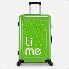 Stickercase by SUITSUIT International - 65 x 44 x 24 cm - cijferslot - trekstang -Lichtgroen