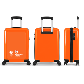 Stickercase handbagage reiskoffer-Oranje