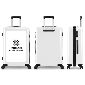 Stickercase reiskoffer 65 cm-Wit