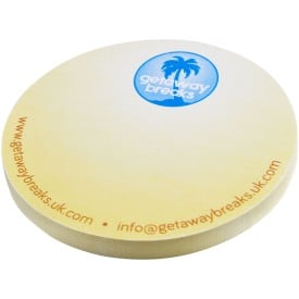 Sticky-Mate memoblok - gerecycled papier - 50 memo's - cirkelvormig
