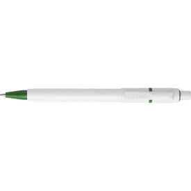 Stilolinea balpen - kunststof - Dokumental inkt blauw - gekleurde punt en ring - ECO-Groen