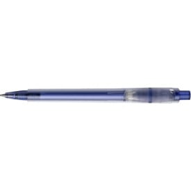 Stilolinea Oslo Frosty balpen - kunststof - blauwe inkt - transparante clip en tip - ECO