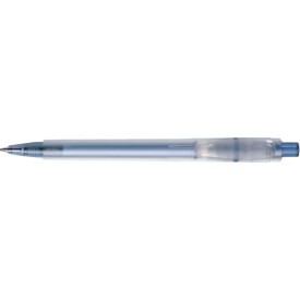 Stilolinea Oslo Frosty balpen - kunststof - blauwe inkt - transparante clip en tip - ECO