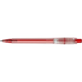 Stilolinea Oslo Frosty balpen - kunststof - blauwe inkt - transparante clip en tip - ECO