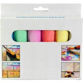 Stoepkrijt 6 kleuren