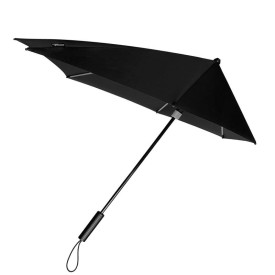 STORMaxi® - Aërodynamische stormparaplu handopening - Ø 92 cm-Zwart / zilver