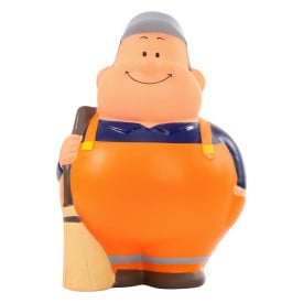 Bert® anti stress figuur - straatveger - 10 cm