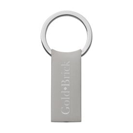 StraightKey sleutelhanger - metaal - 4.5 cm - zekerheidsring - kliksysteem