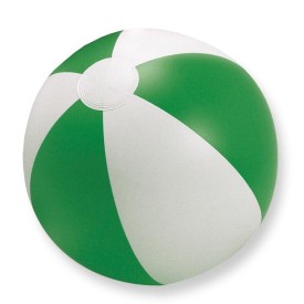 Strandbal - Ø 23,5 cm - PVC - gekleurde strepen - opblaasbaar