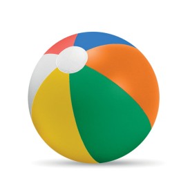 Strandbal met gekleurde strepen, Ø 23,5 cm-Multicolour