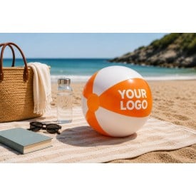 Strandbal - Ø 26 cm - PVC - opblaasbaar
