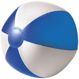 Strandbal opblaasbaar diverse kleuren, Ø 26 cm-Blauw