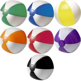 Strandbal - Ø 26 cm - PVC - opblaasbaar