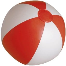Portobello strandbal - Ø 28 cm - PVC - opblaasbaar