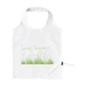 Strawberry Cotton (135 g/m²) opvouwbare tas-Wit