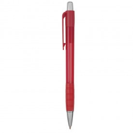 Striped Grip pen-Rood