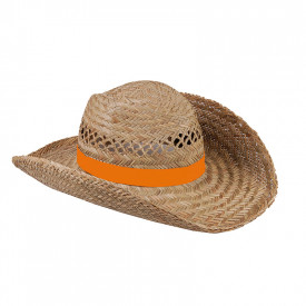 Strohoed-Oranje, #f3672a-1 kleur