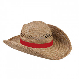 Strohoed-Rood, #de2127-2 kleuren