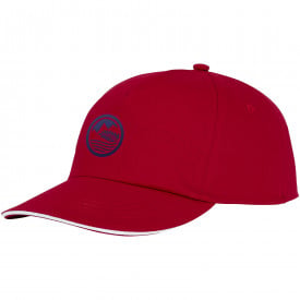 Styx 5 panel sandwich cap-Rood