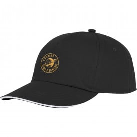 Styx 5 panel sandwich cap-Zwart