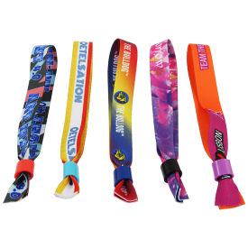 Sublimatie festivalbandje - polyester - 33 cm - dubbelzijdige bedrukking