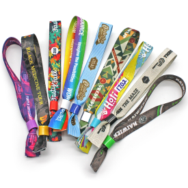 Sublimatie festivalbandje - polyester - 33 cm - dubbelzijdige bedrukking