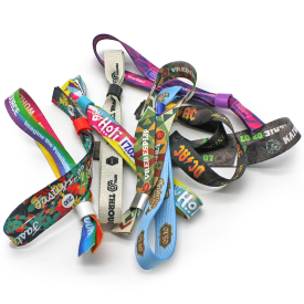 Sublimatie festivalbandje - polyester - 33 cm - dubbelzijdige bedrukking