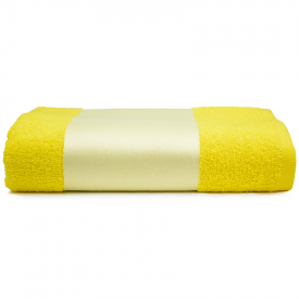 Sublimatie handdoek 50 x 100 cm-Geel