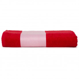 Sublimatie handdoek 70 x 140 cm-Rood