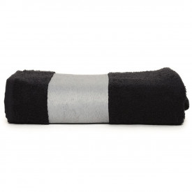 Sublimatie sporthanddoek 30 x 130 cm-Zwart
