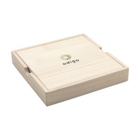 Sudoku woodgame bordspel - dennenhout - in kraft doos