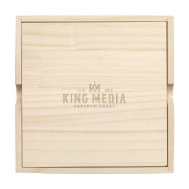 Sudoku woodgame bordspel - dennenhout - in kraft doos