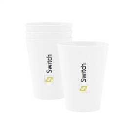 Wow! koffiebeker 200ml - suikerriet - herbruikbaar - stapelbaar