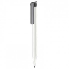 Super Hit balpen full color-Wit / grijs