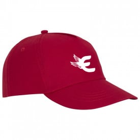 Feniks 5 panel cap - katoen - klittenbandsluiting
