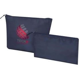 Toilettas set 2 stuks - GRS gerecycled polyester - 32x21 cm - 23x13 cm