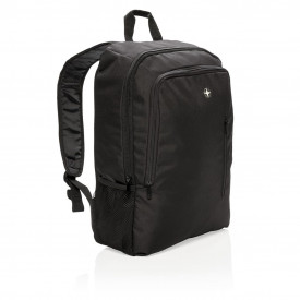 Swiss Peak 17" zakelijke laptop rugzak-Zwart