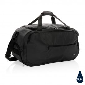Swiss Peak AWARE™ sporttas - 50L - rPET polyester - 2 mesh buitenvakken - handvat en schouderband
