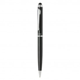 Swiss Peak stylus balpen - metaal - blauwe inkt