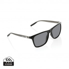 Swiss peak zonnebril - gerecycled kunststof - gepolariseerd - UV400 - rPET hoes en geschenkverpakking