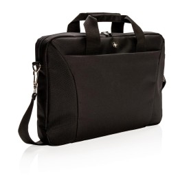 Swiss Peak Slim 15,4" laptoptas 5L - polyester 1680D - twee hoofdvakken