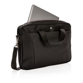 Swiss Peak Slim 15,4" laptoptas 5L - polyester 1680D - twee hoofdvakken