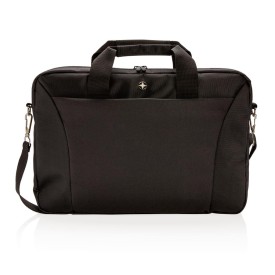 Swiss Peak Slim 15,4" laptoptas 5L - polyester 1680D - twee hoofdvakken