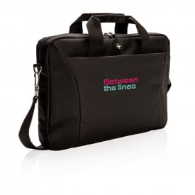 Swiss Peak Slim 15,4" laptoptas 5L - polyester 1680D - twee hoofdvakken