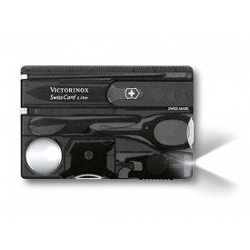 SwissCard Lite, Victorinox-Transparant zwart
